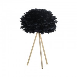 ΕΠΙΤΡΑΠΕΖΙΟ ΦΩΤΙΣΤΙΚΟ ΜΕ ΦΤΕΡΑ Fylliana ΧΡΥΣΟ-ΜΑΥΡΟ ΧΡΩΜΑ 30x42εκ