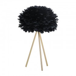 ΕΠΙΤΡΑΠΕΖΙΟ ΦΩΤΙΣΤΙΚΟ ΜΕ ΦΤΕΡΑ Fylliana ΧΡΥΣΟ-ΜΑΥΡΟ ΧΡΩΜΑ 40x62εκ