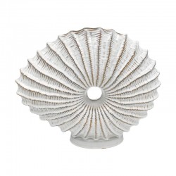 ΕΠΙΤΡΑΠΕΖΙΟ ΚΕΡΑΜΙΚΟ ΔΙΑΚΟΣΜΗΤΙΚΟ Fylliana FL23435 ΛΕΥΚΟ ΧΡΩΜΑ 43x13x36εκ