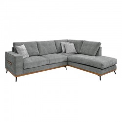 ΚΑΝΑΠΕΣ Fylliana Marcell ΔΕΞΙΑ ΓΩΝΙΑ ΓΚΡΙ ΜΕ ΑΝΟΙΧΤΟ ΓΚΡΙ ΜΑΞΙΛΑΡΙΑ 300x230x88εκ