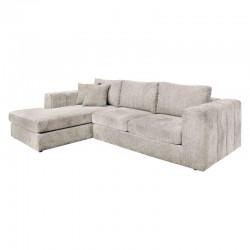 ΚΑΝΑΠΕΣ Fylliana Mondore ΑΡΙΣΤΕΡΗ ΓΩΝΙΑ ΜΠΕΖ ΧΡΩΜΑ 280x180x83εκ