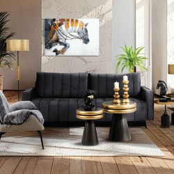 ΚΑΝΑΠΕΣ ΚΡΕΒΑΤΙ Fylliana Comfort ΓΚΡΙ ΧΡΩΜΑ 235x104x80εκ