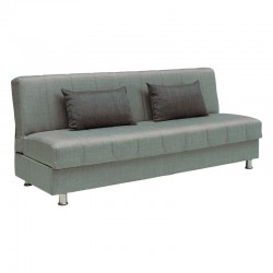 ΚΑΝΑΠΕΣ-ΚΡΕΒΑΤΙ Fylliana New Tiger ΚΑΦΕ/ΜΠΕΖ ΜΕ ΚΑΦΕ ΣΚΟΥΡΟ ΜΑΞΙΛΑΡΙΑ 190x85x83εκ