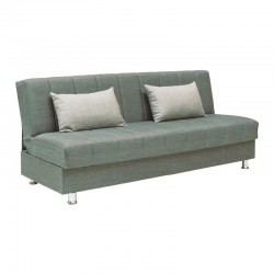 ΚΑΝΑΠΕΣ-ΚΡΕΒΑΤΙ Fylliana New Tiger ΚΑΦΕ ΣΚΟΥΡΟ ΜΕ ΚΑΦΕ/ΜΠΕΖ ΜΑΞΙΛΑΡΙΑ 190x85x83εκ