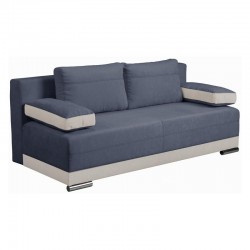 ΚΑΝΑΠΕΣ ΚΡΕΒΑΤΙ KRON ΣΚΟΥΡΟ ΓΚΡΙ ΧΡΩΜΑ 198x95x81εκ