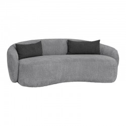 ΚΑΝΑΠΕΣ ΤΡΙΘΕΣΙΟΣ Fylliana Simone ΓΚΡΙ ΧΡΩΜΑ 225x105x74εκ