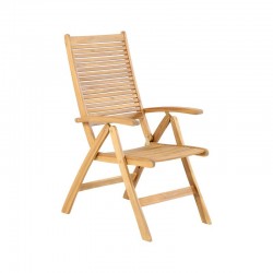 ΚΑΡΕΚΛΑ ΚΗΠΟΥ ΑΝΑΔΙΠΛΟΥΜΕΝΗ 5 ΘΕΣΕΩΝ ΞΥΛΟ ΑΚΑΚΙΑΣ Fylliana FL150 ΚΑΡΥΔΙ ΣΚΕΛΕΤΟΣ 59x75x110εκ