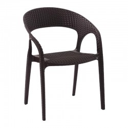 ΚΑΡΕΚΛΑ ΚΗΠΟΥ ΑΠΟ ΠΟΛΥΠΡΟΠΥΛΕΝΙΟ Fylliana FL33 ΜΕ UV ΠΡΟΣΤΑΣΙΑ ΚΑΦΕ ΣΚΟΥΡΟ ΧΡΩΜΑ 60x58x82εκ