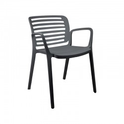 ΚΑΡΕΚΛΑ ΚΗΠΟΥ Fylliana FL7109 Layla ΣΚΟΥΡΟ ΓΚΡΙ ΧΡΩΜΑ 55x59x78εκ