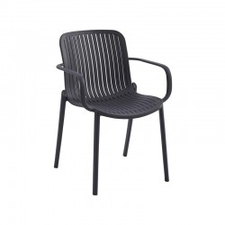 ΚΑΡΕΚΛΑ ΚΗΠΟΥ ΠΟΛΥΠΡΟΠΥΛΕΝΙΟΥ Fylliana "Iole" ΜΑΥΡΟ ΧΡΩΜΑ 58x57x82εκ