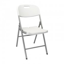 ΚΑΡΕΚΛΑ ΣΥΝΕΔΡΙΟΥ-CATERING Fylliana ΛΕΥΚΗ 57x46x83 ΠΤΥΣΣΟΜΕΝΗ