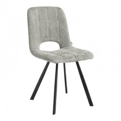 ΚΑΡΕΚΛΑ ΤΡΑΠΕΖΑΡΙΑΣ Fylliana FL2535 ΜΠΕΖ ΥΦΑΣΜΑ 57x45x86εκ