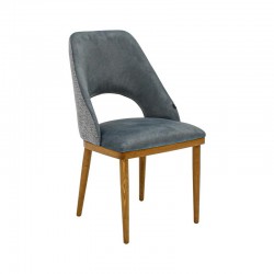 ΚΑΡΕΚΛΑ ΤΡΑΠΕΖΑΡΙΑΣ Fylliana Castel DENIM ΧΡΩΜΑ 50x56x93εκ