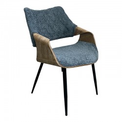 ΚΑΡΕΚΛΑ ΤΡΑΠΕΖΑΡΙΑΣ Fylliana FL6145 ΜΠΛΕ ΥΦΑΣΜΑ 58x56x83εκ