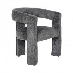 ΚΑΡΕΚΛΑ ΤΡΑΠΕΖΑΡΙΑΣ Fylliana FL6493 ΑΝΘΡΑΚΙ ΧΡΩΜΑ ΥΦΑΣΜΑΤΟΣ 64x56x75εκ