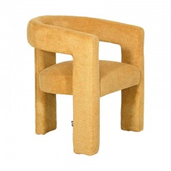 ΚΑΡΕΚΛΑ ΤΡΑΠΕΖΑΡΙΑΣ Fylliana FL6493 ΜΟΥΣΤΑΡΔΙ ΧΡΩΜΑ ΥΦΑΣΜΑΤΟΣ 64x56x75εκ