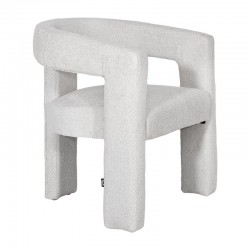 ΚΑΡΕΚΛΑ ΤΡΑΠΕΖΑΡΙΑΣ Fylliana FL6493 OFF-WHITE ΧΡΩΜΑ ΥΦΑΣΜΑΤΟΣ 64x56x75εκ