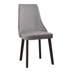 ΚΑΡΕΚΛΑ ΤΡΑΠΕΖΑΡΙΑΣ Fylliana Marietta ΓΚΡΙ ΧΡΩΜΑ ΥΦΑΣΜΑΤΟΣ 48x47x91εκ