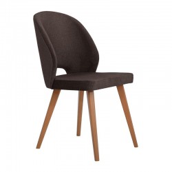 ΚΑΡΕΚΛΑ ΤΡΑΠΕΖΑΡΙΑΣ Fylliana New Bella ΥΦΑΣΜΑ ΚΑΦΕ ΧΡΩΜΑ 48x56x85εκ