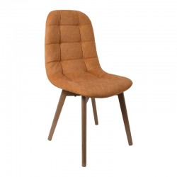 ΚΑΡΕΚΛΑ ΤΡΑΠΕΖΑΡΙΑΣ Fylliana T-18 ΚΙΤΡΙΝΟ ME GREY ΠΟΔΙΑ 42x45x95εκ