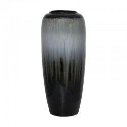 ΚΕΡΑΜΙΚΟ ΒΑΖΟ ΔΑΠΕΔΟΥ Fylliana FLΒ6026 ΜΑΥΡΟ-ΓΚΡΙ ΧΡΩΜΑ 26x60εκ