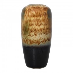 ΚΕΡΑΜΙΚΟ ΒΑΖΟ ΔΑΠΕΔΟΥ Fylliana FLΜ5026 ΚΑΦΕ-ΓΚΡΙ ΧΡΩΜΑ 26x50εκ