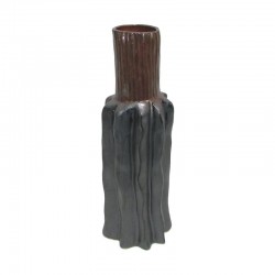 ΚΕΡΑΜΙΚΟ ΒΑΖΟ Fylliana 606483 ΓΚΡΙ ΚΑΦΕ ΧΡΩΜΑ 13x38εκ