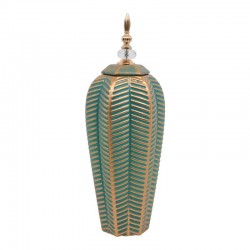 ΚΕΡΑΜΙΚΟ ΒΑΖΟ Fylliana ΒΕΡΑΜΑΝ-ΧΡΥΣΟ 46εκ sls