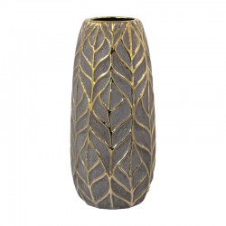 ΚΕΡΑΜΙΚΟ ΒΑΖΟ Fylliana FL126042 ΧΡΥΣΟ-ΚΑΦΕ 15x32εκ