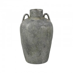 ΚΕΡΑΜΙΚΟ ΒΑΖΟ Fylliana FL134036 ΑΣΗΜΙ-ΓΚΡΙ 18x29εκ