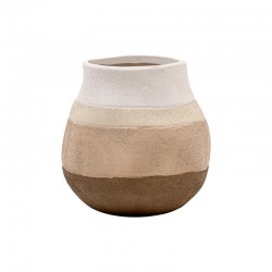 ΚΕΡΑΜΙΚΟ ΒΑΖΟ Fylliana FL20092 ΑΝΟΙΧΤΟ ΚΑΦΕ ΧΡΩΜΑ 18x18εκ