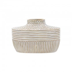 ΚΕΡΑΜΙΚΟ BAZO Fylliana FL23764 ΜΠΕΖ-ΛΕΥΚΟ ΧΡΩΜΑ 31x11x20εκ