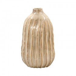 ΚΕΡΑΜΙΚΟ ΒΑΖΟ Fylliana FL269 ΚΡΕΜ-ΧΡΥΣΟ ΧΡΩΜΑ 19x31εκ