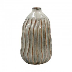 ΚΕΡΑΜΙΚΟ ΒΑΖΟ Fylliana FL269 ΠΡΑΣΙΝΟ-ΓΚΡΙ-ΧΡΥΣΟ ΧΡΩΜΑ 19x31εκ