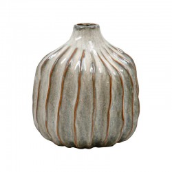 ΚΕΡΑΜΙΚΟ ΒΑΖΟ Fylliana FL269 ΠΡΑΣΙΝΟ-ΓΚΡΙ-ΧΡΥΣΟ ΧΡΩΜΑ 20x22εκ