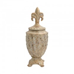 ΚΕΡΑΜΙΚΟ ΒΑΖΟ Fylliana FL662 ΑΝΤΙΚΕ ΑΣΗΜΙ ΧΡΩΜΑ 16x16x42εκ