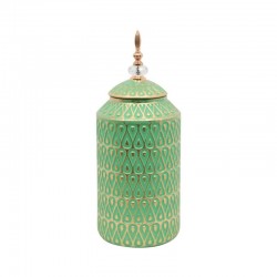 ΚΕΡΑΜΙΚΟ ΒΑΖΟ Fylliana ΠΡΑΣΙΝΟ 16x37.5 sls