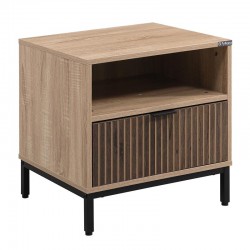 ΚΟΜΟΔΙΝΟ Fylliana Rythmos SONOMA-WALLNUT ΧΡΩΜΑ 50x40x50εκ