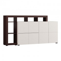 ΚΟΜΟΤΑ-ΜΠΟΥΦΕΣ ARGYLL 192 4K2F2V OP CASHMERE ΜΕ DARK TAILOR OAK ΧΡΩΜΑ 193x40x100εκ