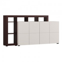 ΚΟΜΟΤΑ-ΜΠΟΥΦΕΣ ARGYLL 192 4K4V OP CASHMERE ΜΕ DARK TAILOR OAK ΧΡΩΜΑ 193x40x100εκ