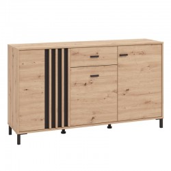 ΚΟΜΟΤΑ-ΜΠΟΥΦΕΣ LAVAL 157 3K1F3V ARTISAN ΟΑΚ/ΜΑΥΡΟ 157x40x90εκ