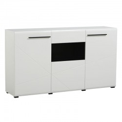 ΚΟΜΟΤΑ-ΜΠΟΥΦΕΣ TRENTINO 3K1F ΛΕΥΚΟ-ΜΑΥΡΟ-ΛΕΥΚΗ ΛΑΚΑ 173x41,5x96,5εκ s.p.f