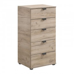 ΚΟΜΟΤΑ-ΣΥΡΤΑΡΙΕΡΑ DUERO 5F 45 GREY OAK 45x40x95εκ