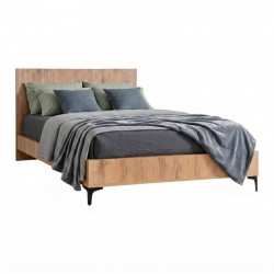 ΚΡΕΒΑΤΙ Fylliana Alicante NATURAL CANELLA OAK ΧΡΩΜΑ 150x210x110εκ (140x200)