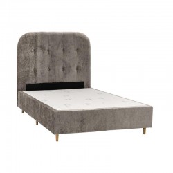 ΚΡΕΒΑΤΙ Fylliana New Amsterdam ΜΠΕΖ ΧΡΩΜΑ ΥΦΑΣΜΑΤΟΣ 120x208x124εκ (120x200)