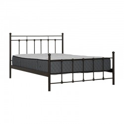 ΚΡΕΒΑΤΙ ΣΙΔΕΡΕΝΙΟ Fylliana ASTRA ΚΑΦΕ ΧΡΩΜΑ 168x208x86εκ (160x200)