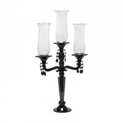 ΚΡΥΣΤΑΛΛΙΝΟ ΚΗΡΟΠΗΓΙΟ 3 ΘΕΣΕΩΝ Fylliana FL6506 ΜΑΥΡΟ 36x69εκ