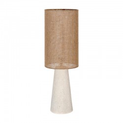 ΛΑΜΠΑ ΔΑΠΕΔΟΥ Fylliana FL127827 ΜΕ ΚΑΠΕΛΟ ΑΠΟ ΓΙΟΥΤΑ ΛΕΥΚΟ-ΜΠΕΖ ΧΡΩΜΑ Ε27 73εκ