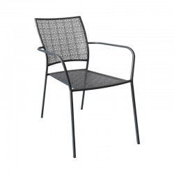 ΜΕΤΑΛΛΙΚΗ ΚΑΡΕΚΛΑ ΕΞΟΧΗΣ Fylliana ΓΚΡΙ 88801 56x56x89εκ