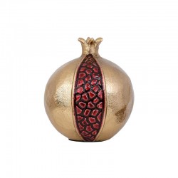 ΜΕΤΑΛΛΙΚΟ ΔΙΑΚΟΣΜΗΤΙΚΟ ΡΟΔΙ Fylliana Pomegranate ΧΡΥΣΟ-ΚΟΚΚΙΝΟ ΧΡΩΜΑ 10x11εκ